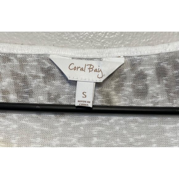 Coral Bay Leopard Print Tie-Front Top with Lace Detail | Small - Picture 6 of 8